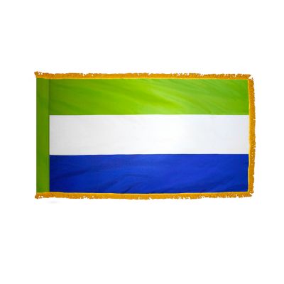 3ft. x 5ft. Sierra Leone Flag for Parades & Display with Fringe