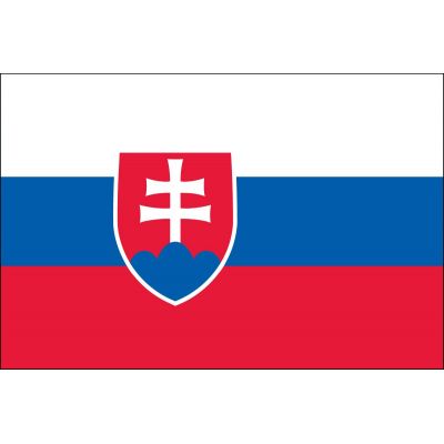 2ft. x 3ft. Slovak Republic Flag for Indoor Display