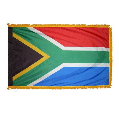 4ft. x 6ft. South Africa Flag for Parades & Display with Fringe