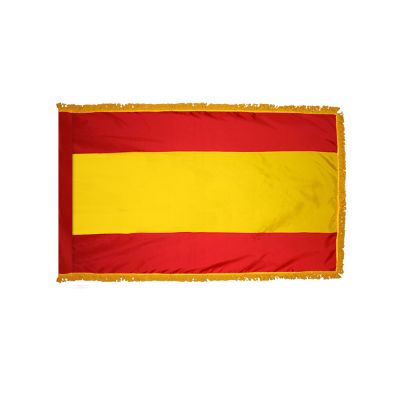 4ft. x 6ft. Spain Flag No Seal for Parades & Display with Fringe