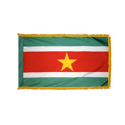 3ft. x 5ft. Suriname Flag for Parades & Display with Fringe