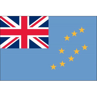 2ft. x 3ft. Tuvalu Flag for Indoor Display