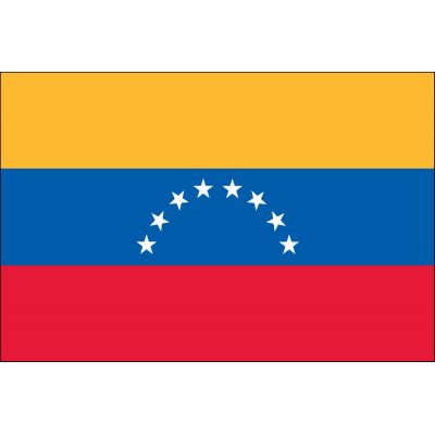 3ft. x 5ft. Venezuela Flag No Seal for Parades & Display