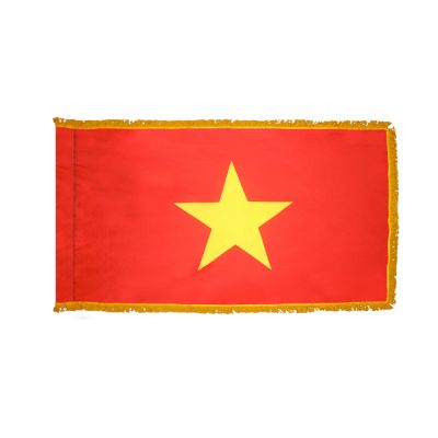 3ft. x 5ft. Vietnam Flag for Parades & Display with Fringe