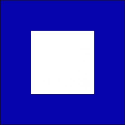 Size 0 Letter P Signal Flag w/ Grommets