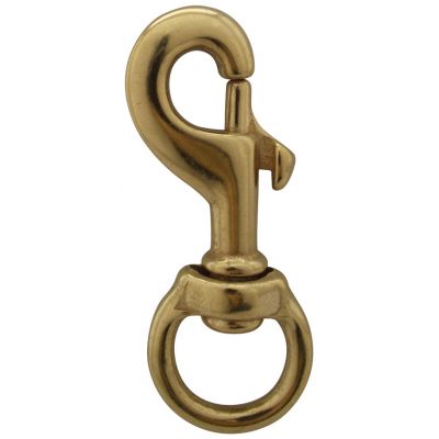 Brass Swivel Snap with 3-1/2", 4" & 5" Butt Poles