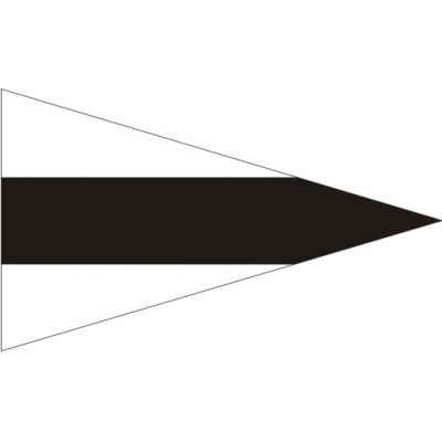 Size 7 3rd Substitute Signal Pennant with Grommets