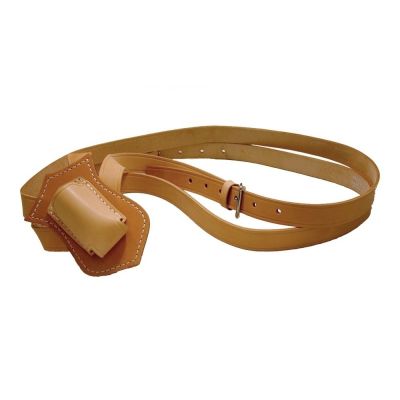 Double Strap Tan Leather Flagpole Harness