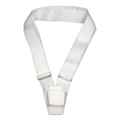 Single Strap White Webbing Flagpole Carrying Belt