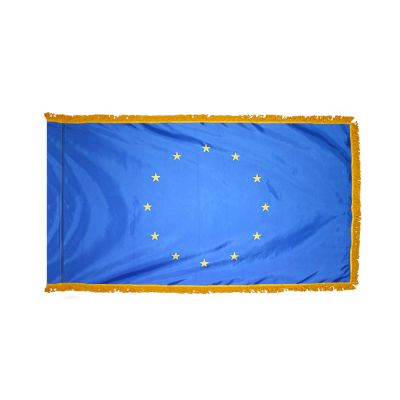 3ft. x 5ft. European Union Flag for Parades & Display with Fringe