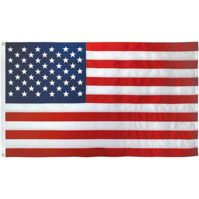 2ft. x 3ft. US Flag Nylon Heading & Grommets