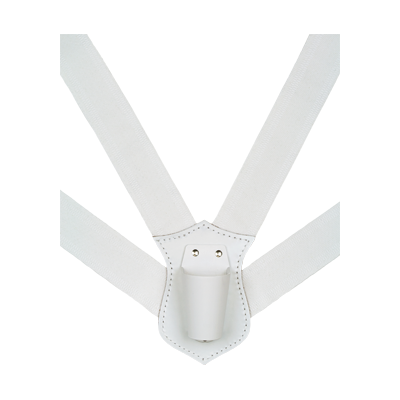 Double Flag Carrier With 2 in. White Web
