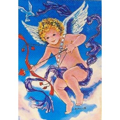Cupid Decorative House Banner
