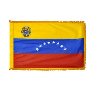 3ft. x 5ft. Venezuela Flag Seal for Parades & Display with Fringe
