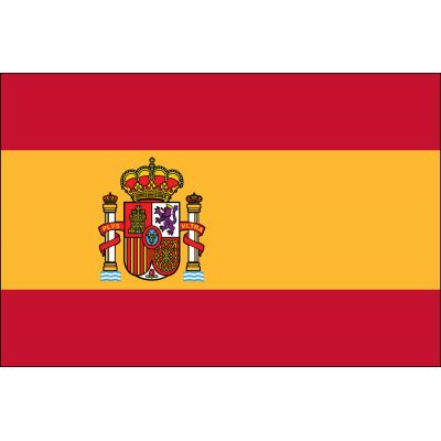 3 ft. x 5 ft. Spain Flag Seal E-poly with Brass Grommets