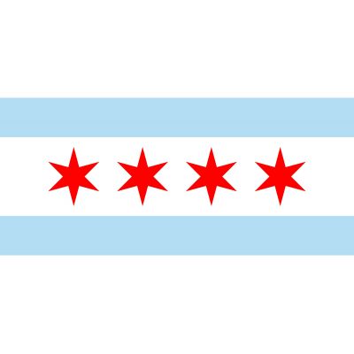 5 x 8ft. City of Chicago Flag