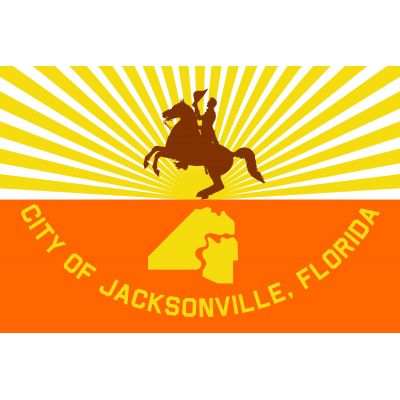 2 x 3ft. City of Jacksonville Flag