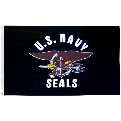 3 x 5 ft. Navy Seal Flag E-Poly