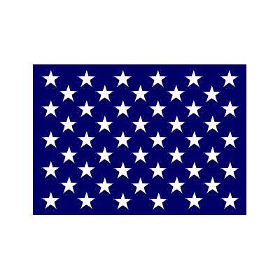 38x46 in. Nylon U.S. Jack Flag with Heading and Grommets