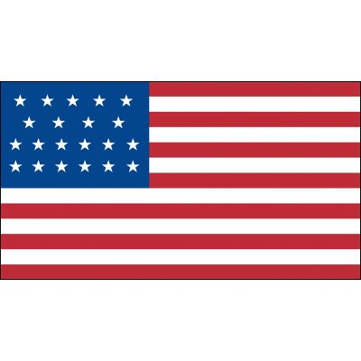 5 x 8 ft. 21 Star U.S. Flag