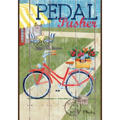 Rustic Pedal Pusher House Flag