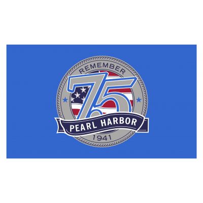 Pearl Harbor 75th Anniversary Flag