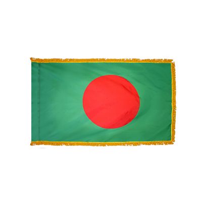 4ft. x 6ft. Bangladesh Flag for Parades & Display with Fringe