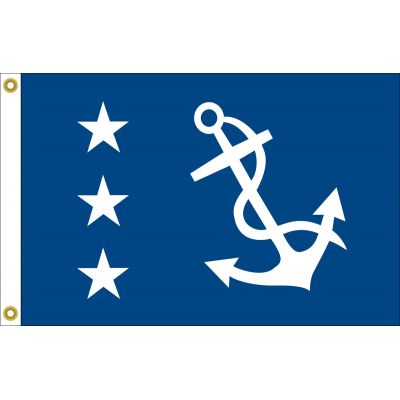 12 in. x 18 in. Commodore Past Flag