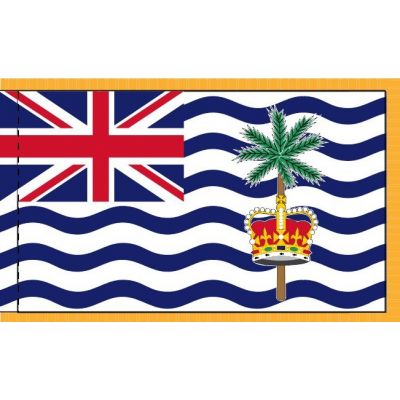 3ft. x 5ft. Diego Garcia flag with Fringe