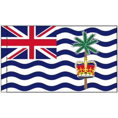 3ft. x 5ft. Diego Garcia Flag with lined Pole Sleeve