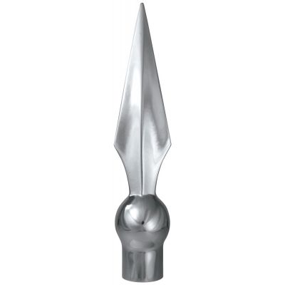 7-1/2 in. Silver Flat Metal Spear Ornament