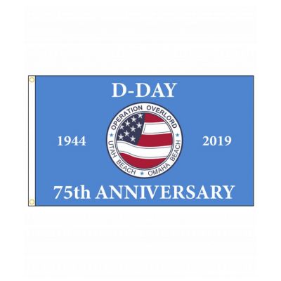 D-Day 75th Anniversary Flag