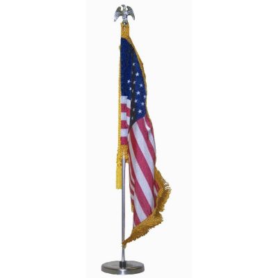 Magnetic Auto Fender U.S. Flag Set with Eagle Ornament