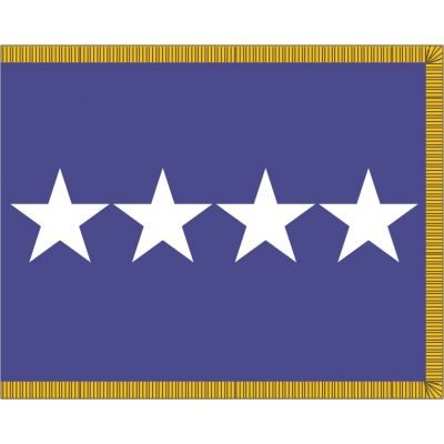 3ft. x 4ft. Air Force 4 Star General Flag Indoor w/ Fringe