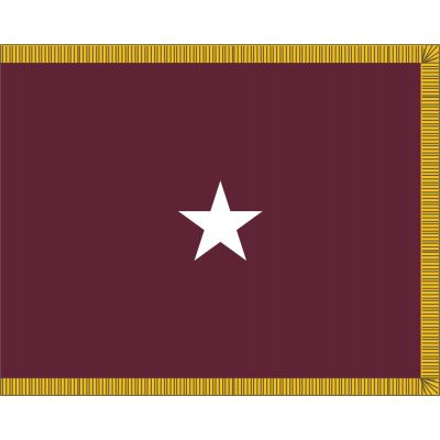 3 x 5ft. Army Medical 1 Star General Flag Parades/Display Fringed