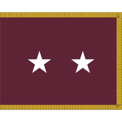 3 x 4ft. Army Medical 2 Star General Flag Parades/Display Fringed