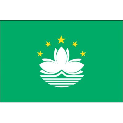 3ft. x 5ft. Macau Flag with Canvas Header