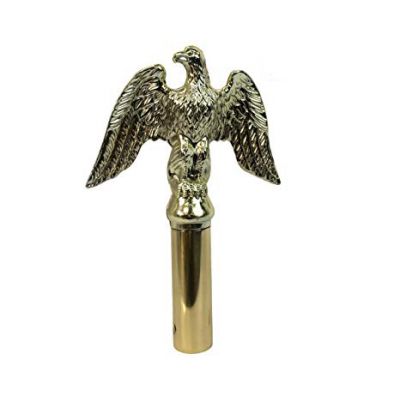 5 in. Gold Eagle  Flagpole Topper Metal
