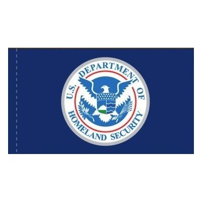 2ft. x 3ft. DHS Flag w/ Side Pole Sleeve