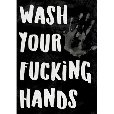 Wash Your Fucking Hands House Flag