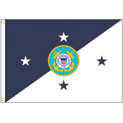 Size 7 USCG Commandant Flag