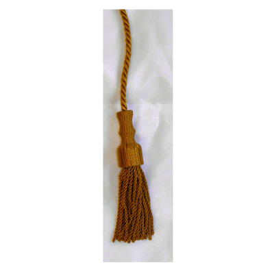 Parade Flag Display White Flag CORD with TASSELS 112" Length 6.5" tassels 