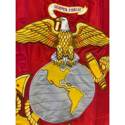 Marine Corps Embroidery close-up