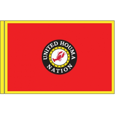 2ft. x 3ft. United Houma Nation Flag with Pole Sleeve