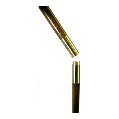 Brass Screw Joint for Wood Poles