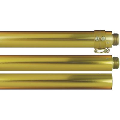 Deluxe Gold 11 ft. Height 1-1/8 in. Diameter 2 Section
