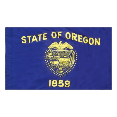 3ft. x 5ft. Oregon Flag with Side Pole Sleeve