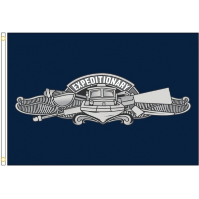 18 in. x 26 in. NAVY EXPEDITIONARY WARFARE PENNANT H&G