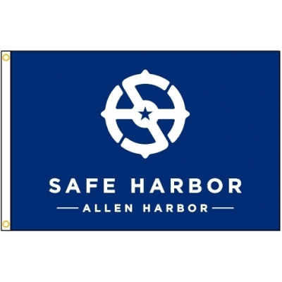 4ft. x 6ft. Safe Harbor Allen Harbor Marina Flag