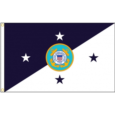 5ft. x 8ft. USCG Commandant Flag